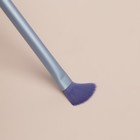 Кисть для макияжа «PENCIL», скошенная, 16 см, цвет розовый/синий - Фото 5