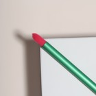 Кисть для макияжа «PENCIL», 16 см, цвет розовый/зелёный - Фото 3
