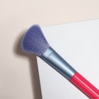 Кисть для макияжа «PENCIL», скошенная, 15 (+/- 1) см, цвет розовый/фиолетовый - Фото 3
