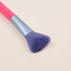 Кисть для макияжа «PENCIL», скошенная, 15 (+/- 1) см, цвет розовый/фиолетовый - Фото 4