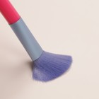 Кисть для макияжа «PENCIL», скошенная, 15 см, цвет розовый/фиолетовый - Фото 5