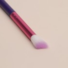 Кисть для макияжа «PENCIL», скошенная, 17,5 (+/- 1) см, цвет фиолетовый/розовый - Фото 4