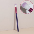 Кисть для макияжа «PENCIL», 17,5 см, цвет фиолетовый/розовый - Фото 2