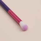 Кисть для макияжа «PENCIL», 17,5 см, цвет фиолетовый/розовый - Фото 4