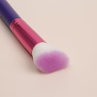 Кисть для макияжа «PENCIL», скошенная, 15 (+/- 1) см, цвет фиолетовый - Фото 4
