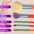 Набор кистей для макияжа «PENCIL», 5 предметов, разноцветные - Фото 2