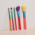 Набор кистей для макияжа «PENCIL», 5 предметов, разноцветные - Фото 3