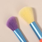 Набор кистей для макияжа «PENCIL», 5 предметов, разноцветные - Фото 6