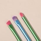 Набор кистей для макияжа «PENCIL», 5 предметов, разноцветные - Фото 7