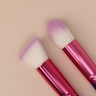 Набор кистей для макияжа «PENCIL», 5 предметов, цвет фиолетовый/розовый - Фото 5