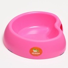 Миска «Сердце», 200 мл, 20.5×19×6 см,, пластик, розовая - Фото 3