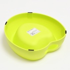 Миска «Сердце» 26.5×25×8 см, зелёная 7533280