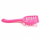 Совок фигурный «Кот», 28×10 см, с эргономичной ручкой, пластик, розовый - Фото 3