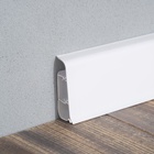 Плинтус напольный «Деконика», 55×2200 мм, цвет 001 белый - Фото 2