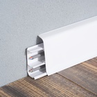 Плинтус напольный «Деконика», 55×2200 мм, цвет 001 белый - Фото 4