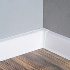 Плинтус напольный «Деконика», 55×2200 мм, цвет 001 белый - Фото 4