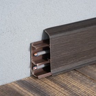 Плинтус напольный «Деконика», 2200×55 мм, цвет 303 Венге тёмный - Фото 3