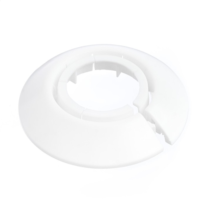 Обвод универсальный для труб «Идеал», Ф25 – 34 мм, цвет белый 001 - Фото 1