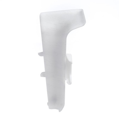 Угол внутренний для плинтуса «Деконика», 55 мм, 001 белый,