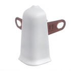 Угол наружный (внешний) для плинтуса «Деконика», с крепежом, 55 мм, цвет 001 белый - Фото 2