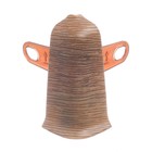 Угол наружный (внешний) «Деконика», с крепежом для плинтуса, 55 мм, 211 дуб рустик - Фото 1