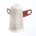 Угол наружный (внешний) «Деконика», с крепежом для плинтуса, 55 мм, 253 ясень серый - Фото 2