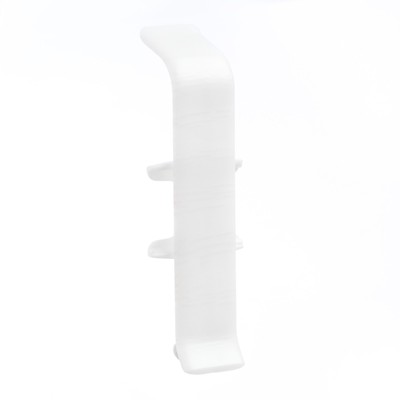 Соединитель для плинтуса «Деконика», 55 мм, цвет 001 белый