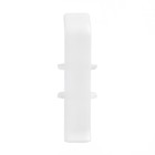 Соединитель для плинтуса «Деконика», 55 мм, цвет 001 белый - Фото 2