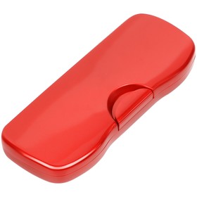 Пенал-футляр Стамм, 204 х 83 х 25 мм, пластиковый, красный металлик