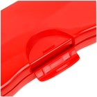 Пенал-футляр Стамм, 204 х 83 х 25 мм, пластиковый, красный металлик - фото 6717138
