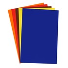 Бумага цветная самоклеящаяся А4, 10 листов, 10 цветов (5 обычных + 5 зеркальных), 80 г/м2 - фото 6717169