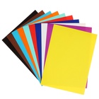 Бумага цветная самоклеящаяся А5, 10 листов, 10 цветов, 80 г/м² 7160597