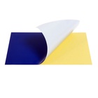 Бумага цветная самоклеящаяся А5, 10 листов, 10 цветов, 80 г/м² 7160597