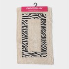 Коврик для дома Доляна «Зебра», 50×80 см, молочный - Фото 5