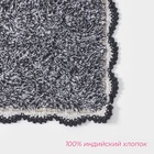 Коврик для дома Доляна «Тэя», 50×80 см, чёрный - Фото 2