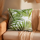 Наволочка декоративная Tropics, 40×40 см, 100% хлопок, зелёная - Фото 1