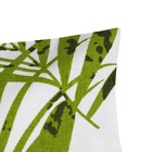 Наволочка декоративная Tropics, 40×40 см, 100% хлопок, зелёная - Фото 3