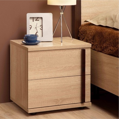Тумба прикроватная Bauhaus 6, 452×386×449 мм, цвет дуб сонома