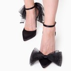 Туфли женские, цвет чёрный, размер 36 - фото 319090931