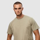 Футболка мужская, цвет хаки/принт МИКС, размер XXL - фото 21808139