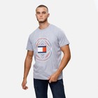 Футболка мужская, цвет серый/принт МИКС, размер 44 (S) 9129719