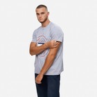 Футболка мужская, цвет серый/принт МИКС, размер 44 (S) 9129719