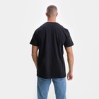 Футболка мужская, цвет чёрный/принт МИКС, размер 44 (S) - фото 21808228