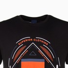 Футболка мужская, цвет чёрный/принт МИКС, размер 50 (XL) - фото 21808249