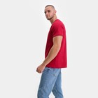 Футболка мужская, цвет красный/принт МИКС, размер 2XL - фото 21808281