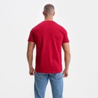 Футболка мужская, цвет красный/принт МИКС, размер 2XL - фото 21808284