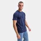 Футболка мужская, цвет тёмно-синий/принт МИКС, размер 2XL - фото 25272720