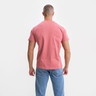 Футболка мужская, цвет кирпичный/принт МИКС, размер S - фото 21808322