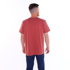 Футболка мужская, цвет кирпичный/принт МИКС, размер XL - фото 21808339
