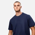 Футболка мужская, цвет тёмно-синий, принт МИКС, размер 52 (2XL) - фото 21808375